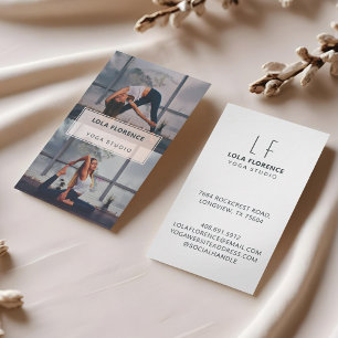 Carte De Visite Formateur de fitness minime et professionnel 2 pho
