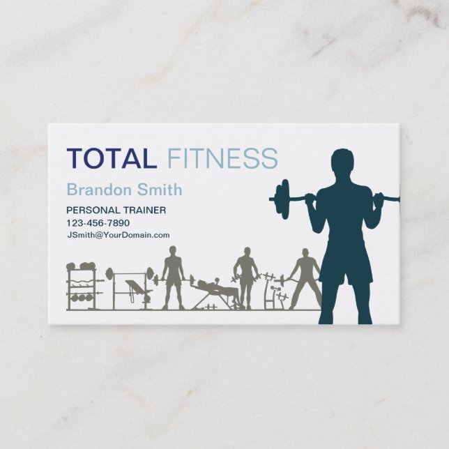 Carte De Visite Formateur personnel (Devant)