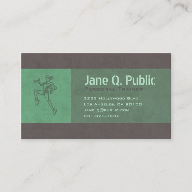 Carte De Visite Formateur personnel (Devant)
