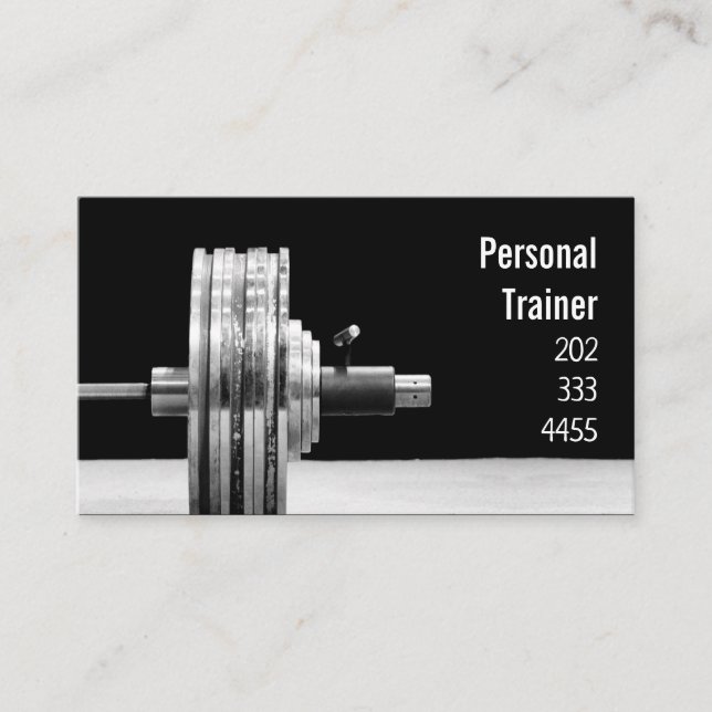 Carte De Visite Formateur personnel (Devant)