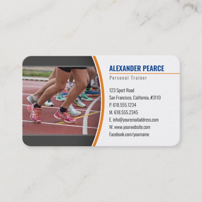 Carte De Visite Formateur personnel | En cours (Devant)