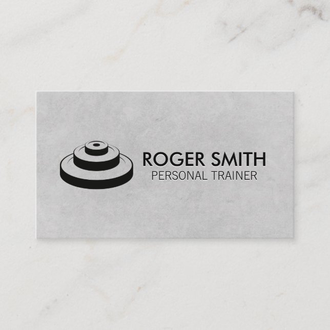 Carte De Visite Formateur personnel | Entraîneur de conditionnemen (Devant)