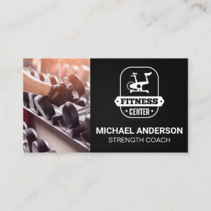 Carte De Visite Formateur personnel   Logo Fitness