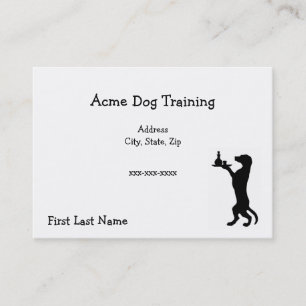 Carte De Visite Formation de chien de point culminant