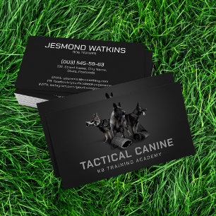 Carte De Visite Formation de K9 professionnelle