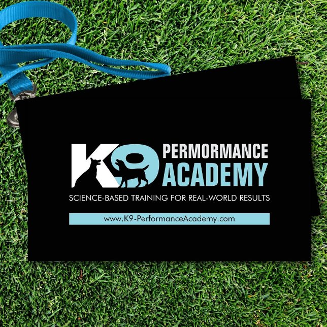 Carte De Visite Formation K9 - Entraîneur de chiens - Comportement (Créateur téléchargé)