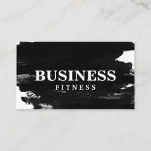 Carte De Visite Forme physique formant la grunge professionnelle