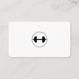 Carte De Visite Forme Poids Entraîneur personnel