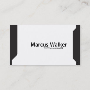 Carte De Visite Formes noires (variation)