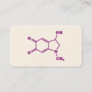 Carte De Visite Formule chimique moléculaire adrénochrome