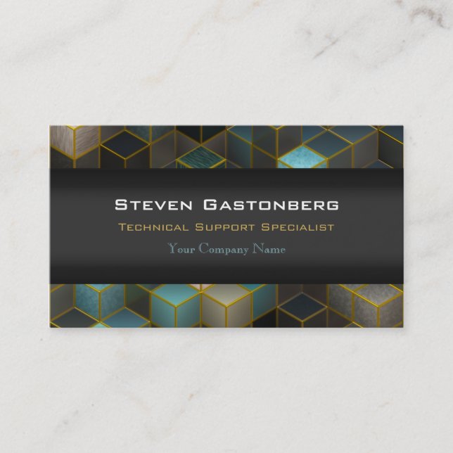 Carte De Visite Fortunstræde 3,5" moderne x 2" professionnel (Devant)