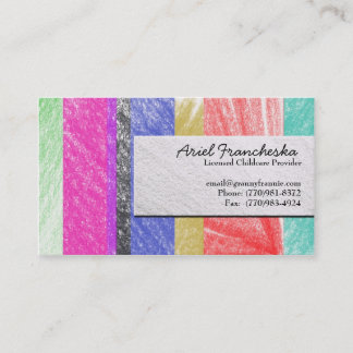 Carte De Visite Fournisseur de Childcare