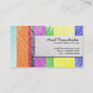 Carte De Visite Fournisseur de Childcare