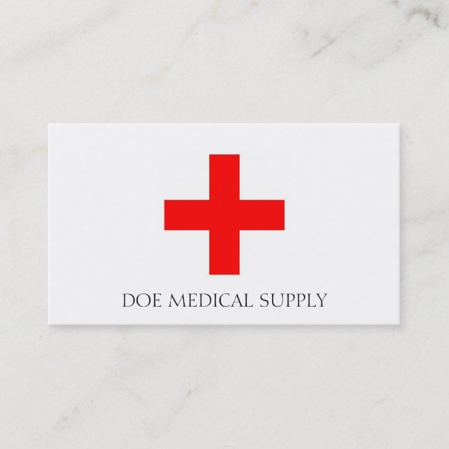 Carte De Visite Fourniture médicale W/W (Devant)