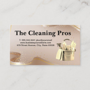 Carte De Visite Fournitures de nettoyage dans le regroupement