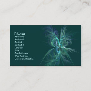 Carte De Visite Fractale d'énergie psychique