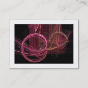 Carte De Visite Fractale flamme 01 (bordé)