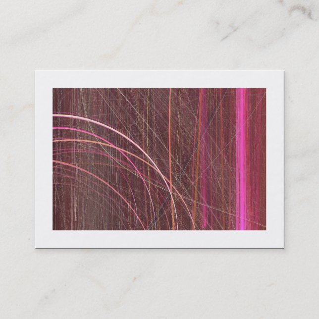 Carte De Visite Fractale flamme 02 (bordé) (Devant)