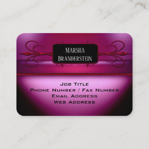 Carte de visite frais élégant de Naghten