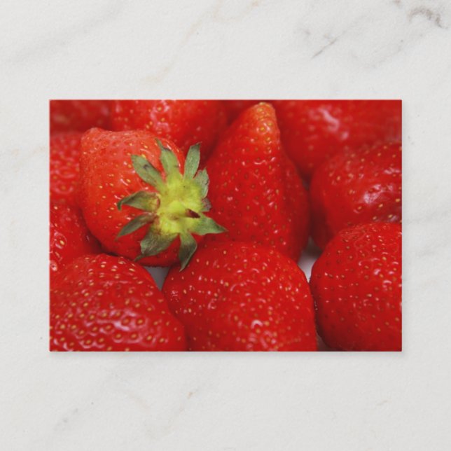 Carte De Visite Fraises ! (Devant)
