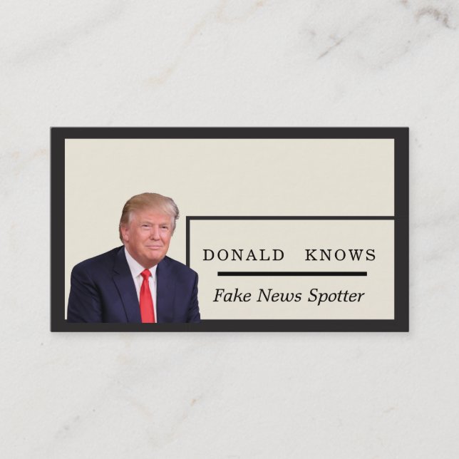 Carte De Visite Freelance Trump (Devant)