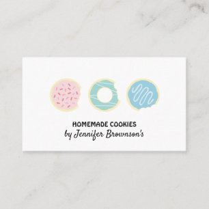 Carte De Visite Fritures de Pâte à Biscuit Douceurs Sucrées