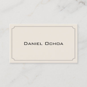 Carte de visite frontalier simple PERSONNALISÉ
