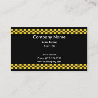 Carte De Visite Frontière de taxi