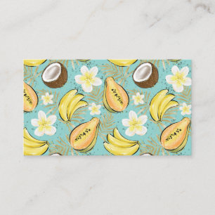 Carte De Visite Fruit Tropical