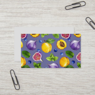 Carte De Visite Fruits d'été