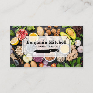 Carte De Visite Fruits mixtes Légumes