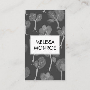 Carte De Visite Fumée douce Arbres Nature Mystique Abstraite Magie