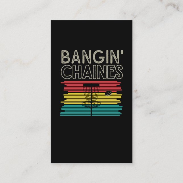 Carte De Visite Funny Disque Golf Sport Frisbee Disque Golf Player (Devant)