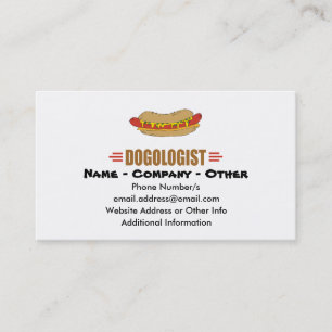 Carte De Visite Funny Hot Dog