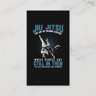 Carte De Visite Funny Jiu Jitsu Combattants BJJ Humour d'entraînem
