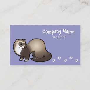 Carte De Visite Furet de bande dessinée