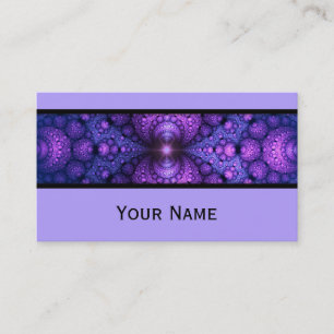 Carte De Visite Fusion abstraite d'atome de fractale d'Apophysis +