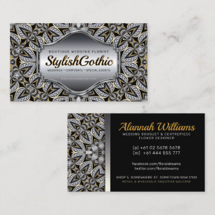 Carte De Visite Fusion v3 Silver Black Gold Baroque