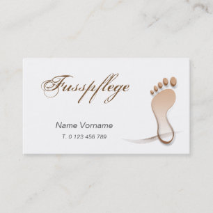 Carte De Visite fußpflege