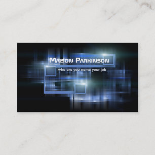 carte de visite futuriste