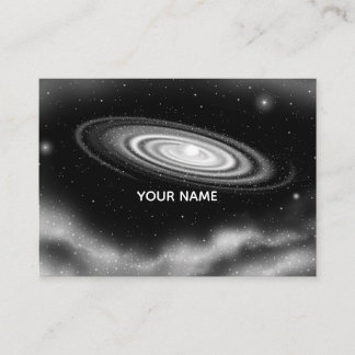 Carte De Visite Galaxie blanche éternelle