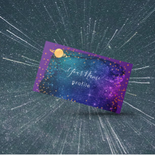 carte de visite galaxie élégante n°2