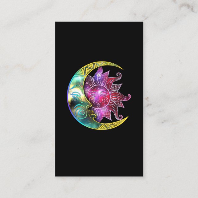 Carte De Visite Galaxie Spirituelle Sun Moon (Devant)