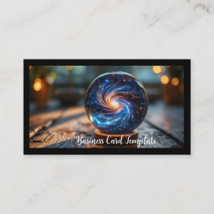 Carte De Visite Galaxy Energy Healing Crystal Ball