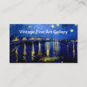 Carte De Visite Galerie d'art vintage
