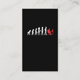 Carte De Visite Gamer Evolution Funny Gaming Nerd PC Admin Gamer