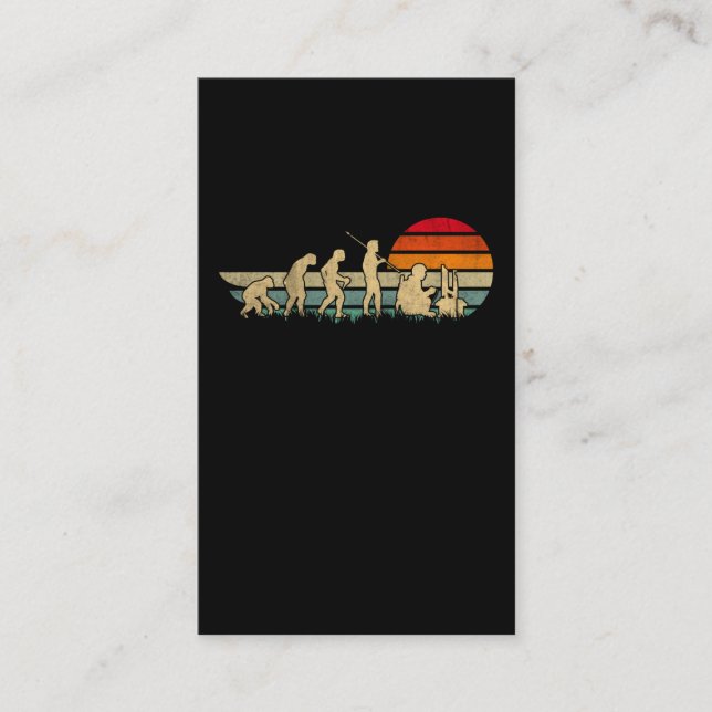 Carte De Visite Gamer Evolution Sunset Retro Jeu (Devant)