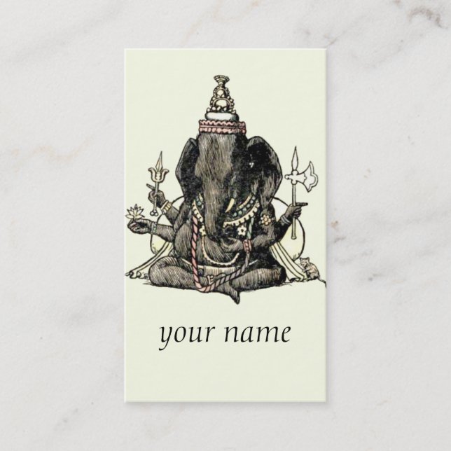 Carte De Visite Ganesh (Devant)