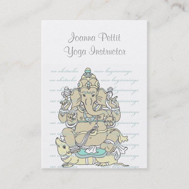 Carte De Visite Ganesh (Devant)