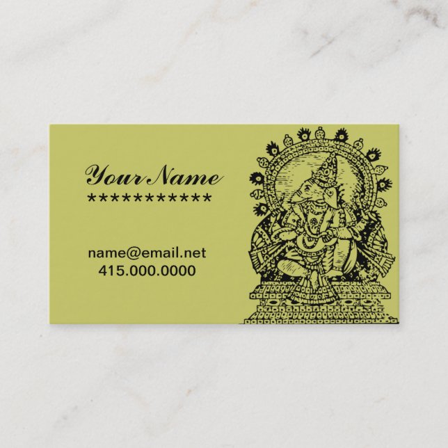 Carte De Visite Ganesh (Devant)